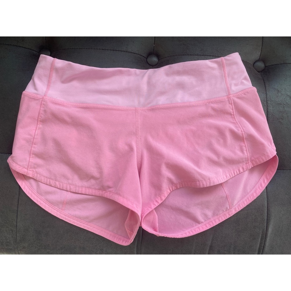 Lululemon Women’s Pink Speed Up Low Rise Shorts